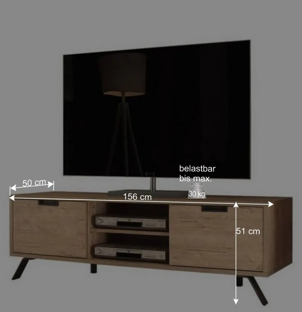 TV Board im Retro Look - Rodonda