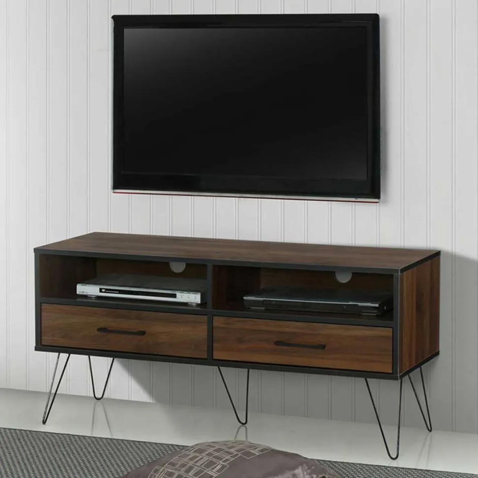 TV Board in brauner Holzoptik - Hamidy