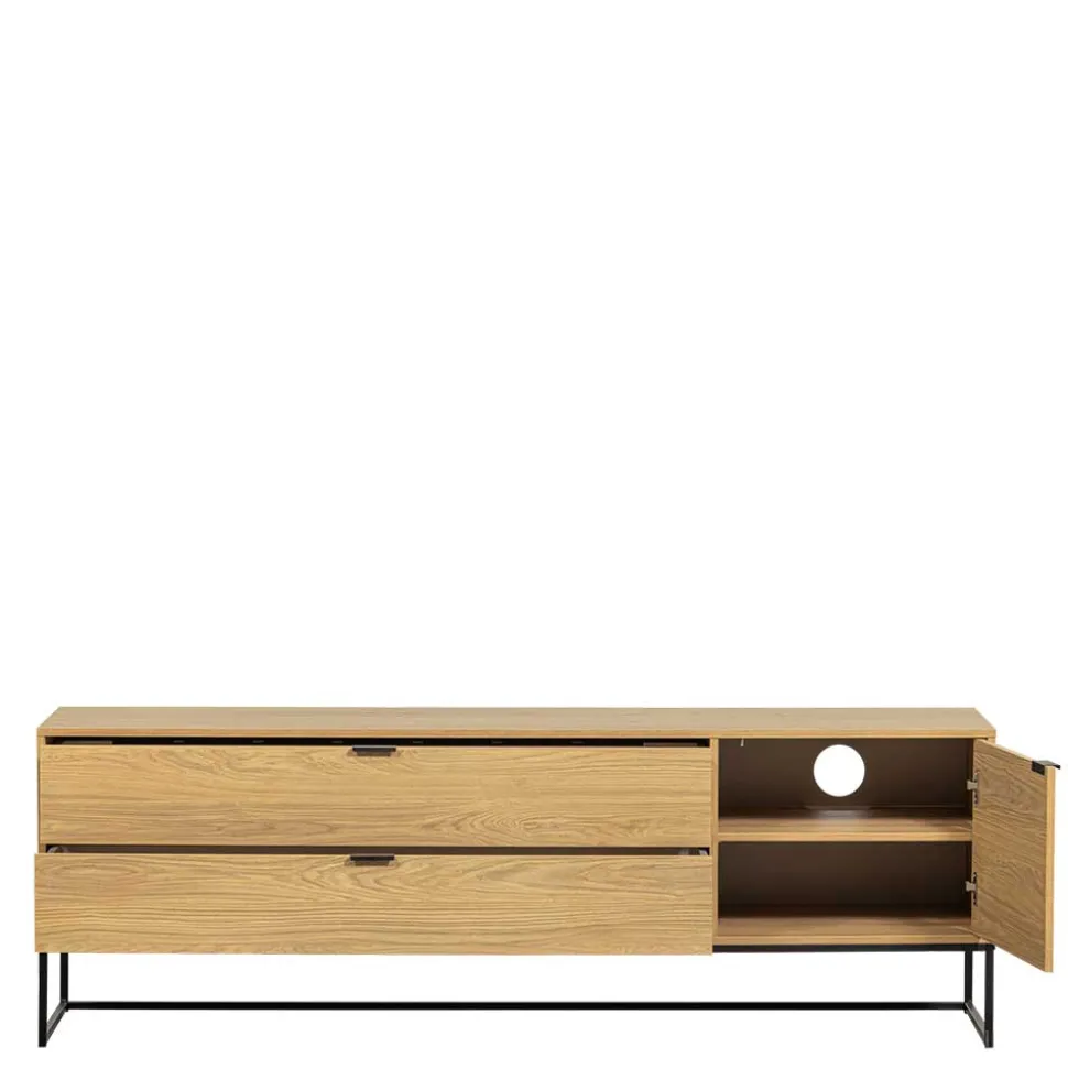 TV Kommode in Eiche Natur Dekor - Ariadelco