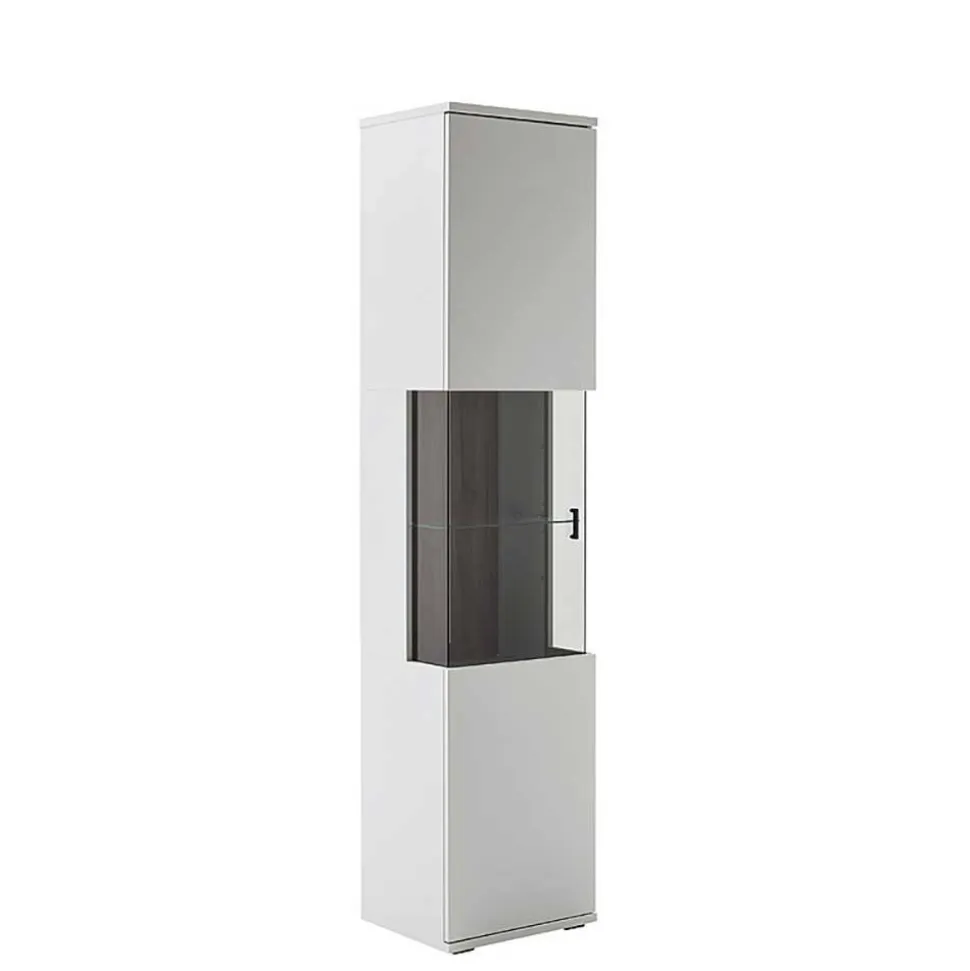 TV Lowboard & Vitrine & Wandboard Set - Apulco (dreiteilig)