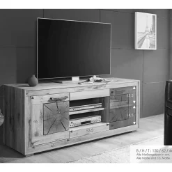 TV Lowboard aus geöltem Kernbuche Holz - Sarosca