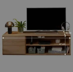 TV Lowboard aus Kernbuche Massivholz - Namgon
