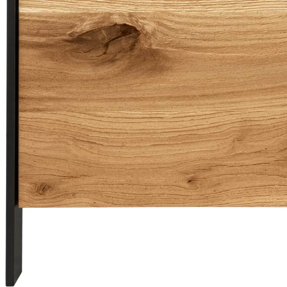 TV Lowboard aus Wildeiche massiv mit LED - Viligrana