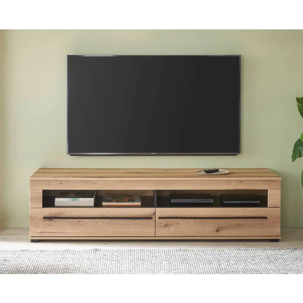 TV Lowboard in Eiche Dekor - Brocus