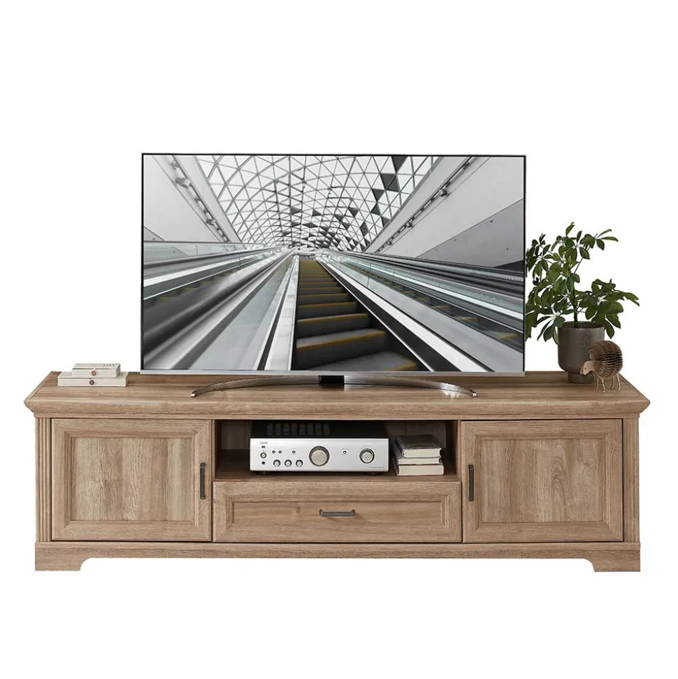 TV Lowboard in Eiche Holzoptik - Barack