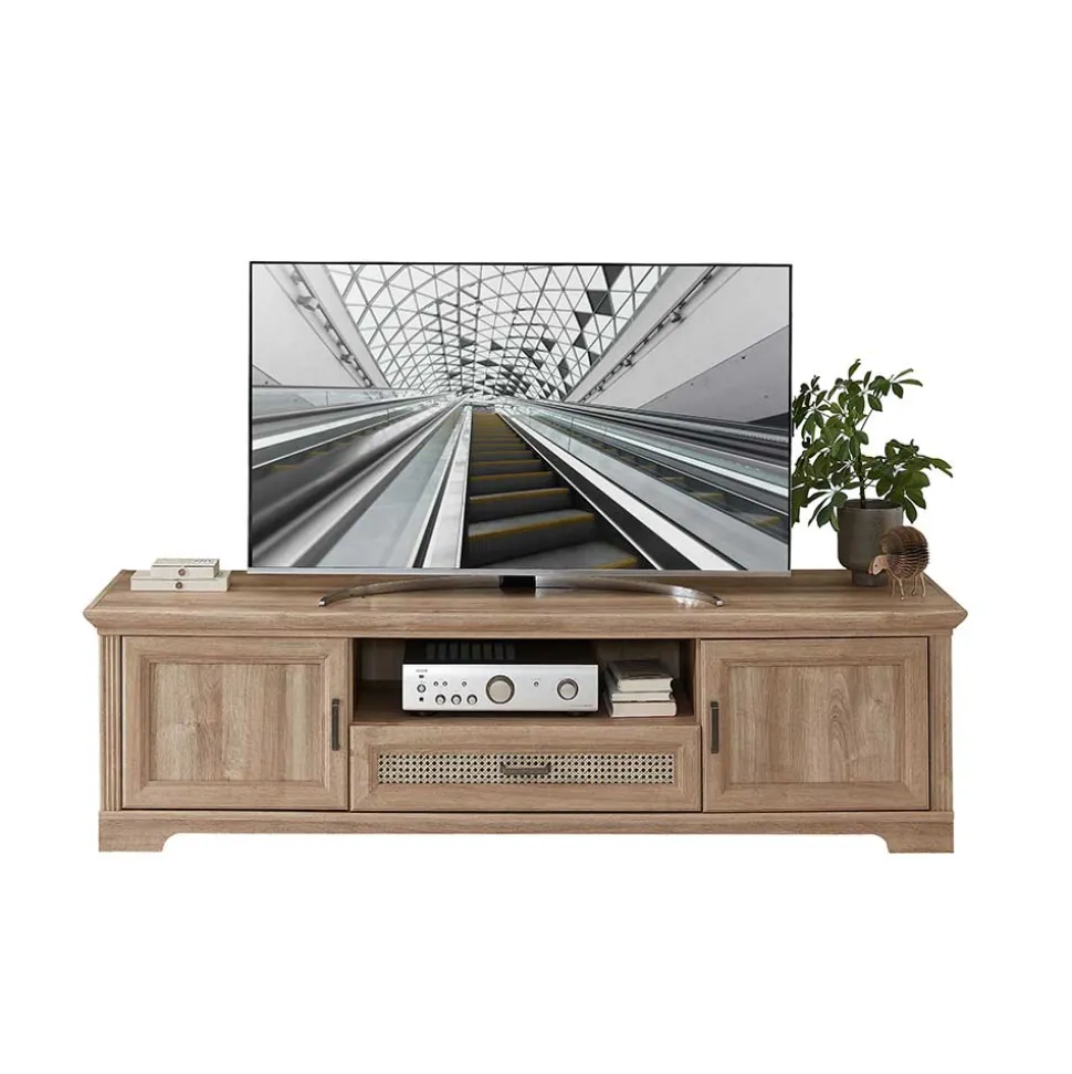 TV Lowboard in Eiche Holzoptik - Barack