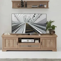 TV Lowboard in Eiche Holzoptik - Barack
