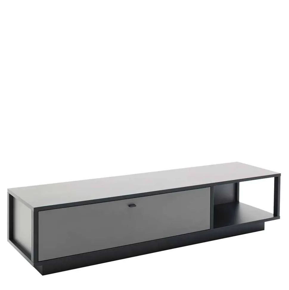 TV Lowboard in Grau & Anthrazit - Ridona