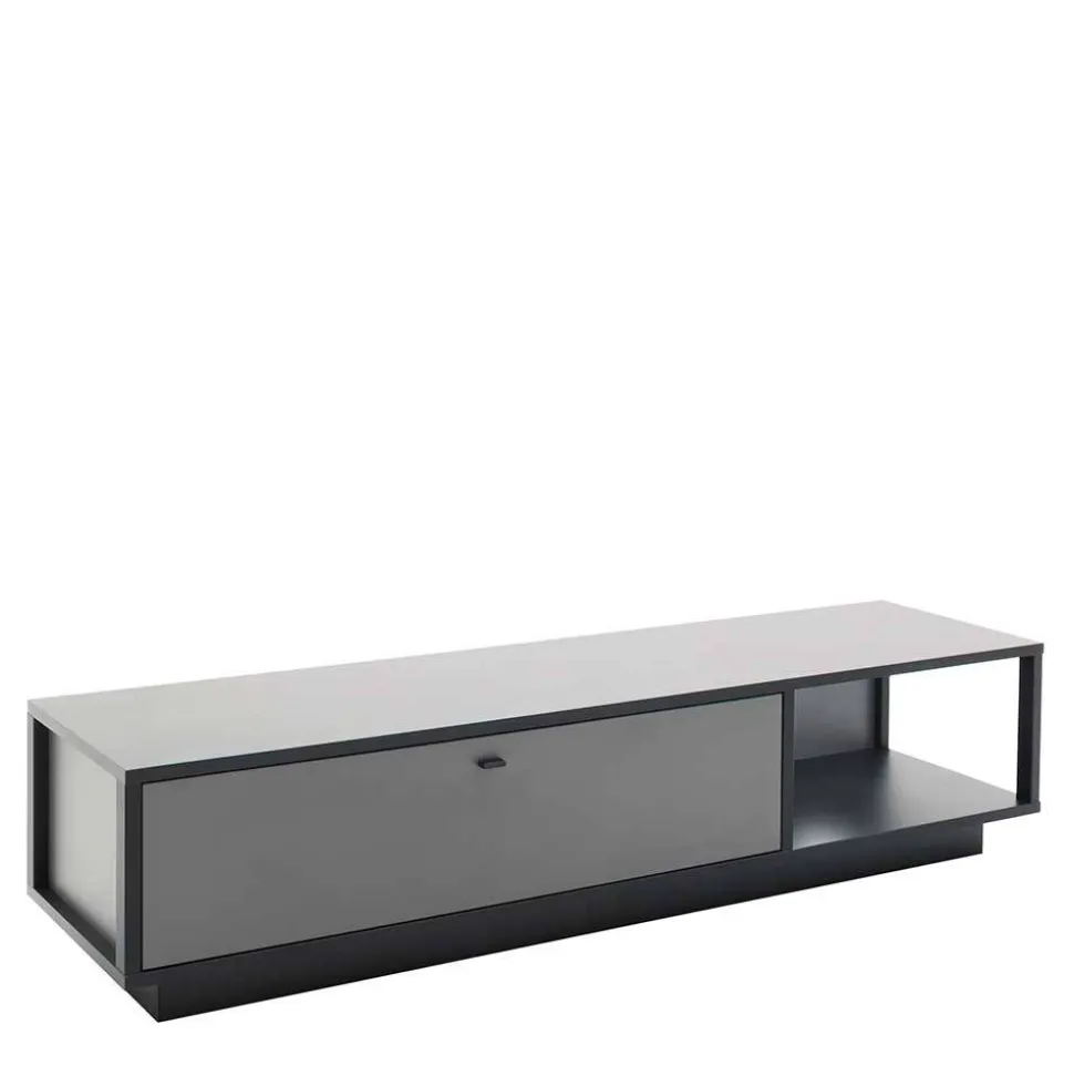 TV Lowboard in Grau & Anthrazit - Ridona