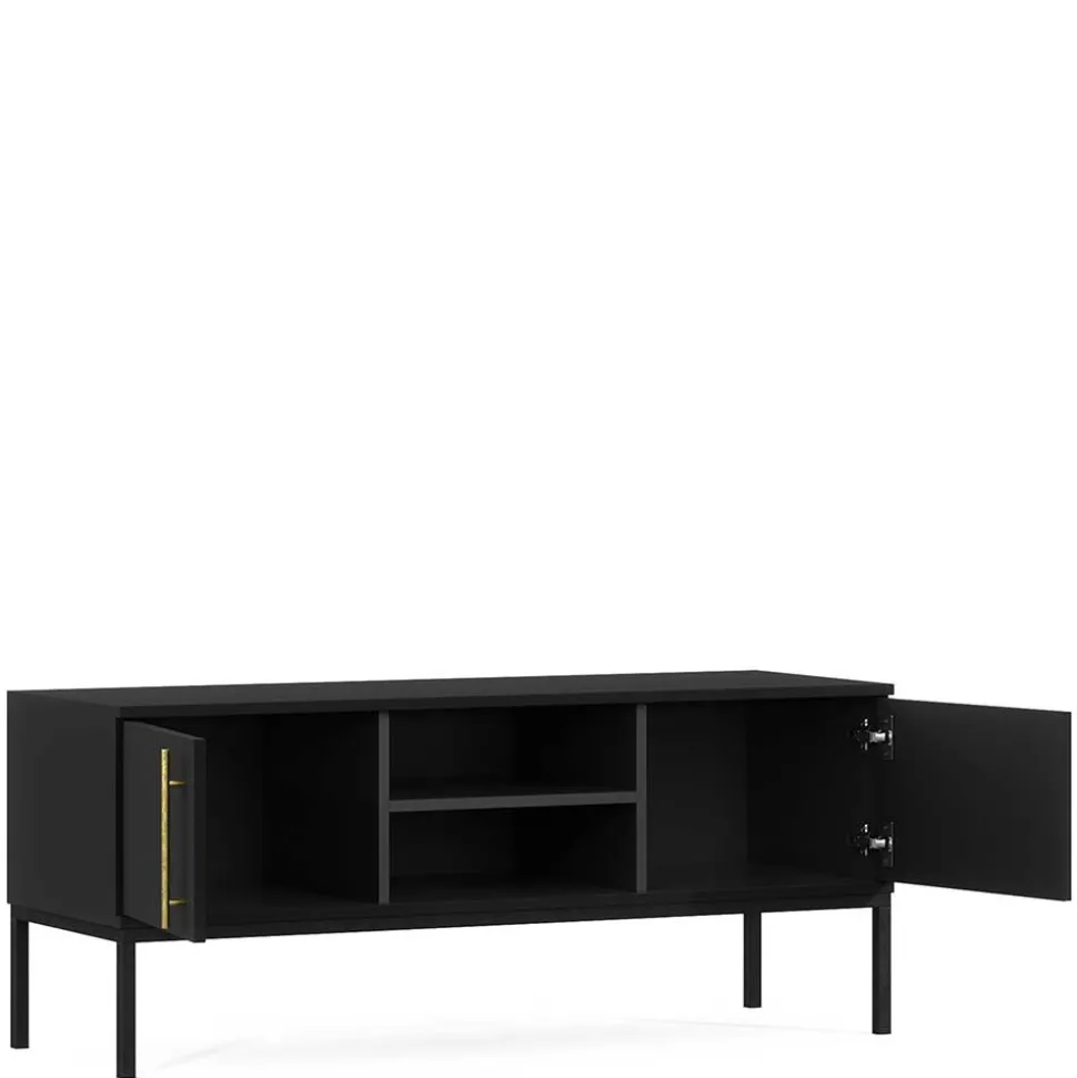 TV Lowboard in Schwarz - Groot