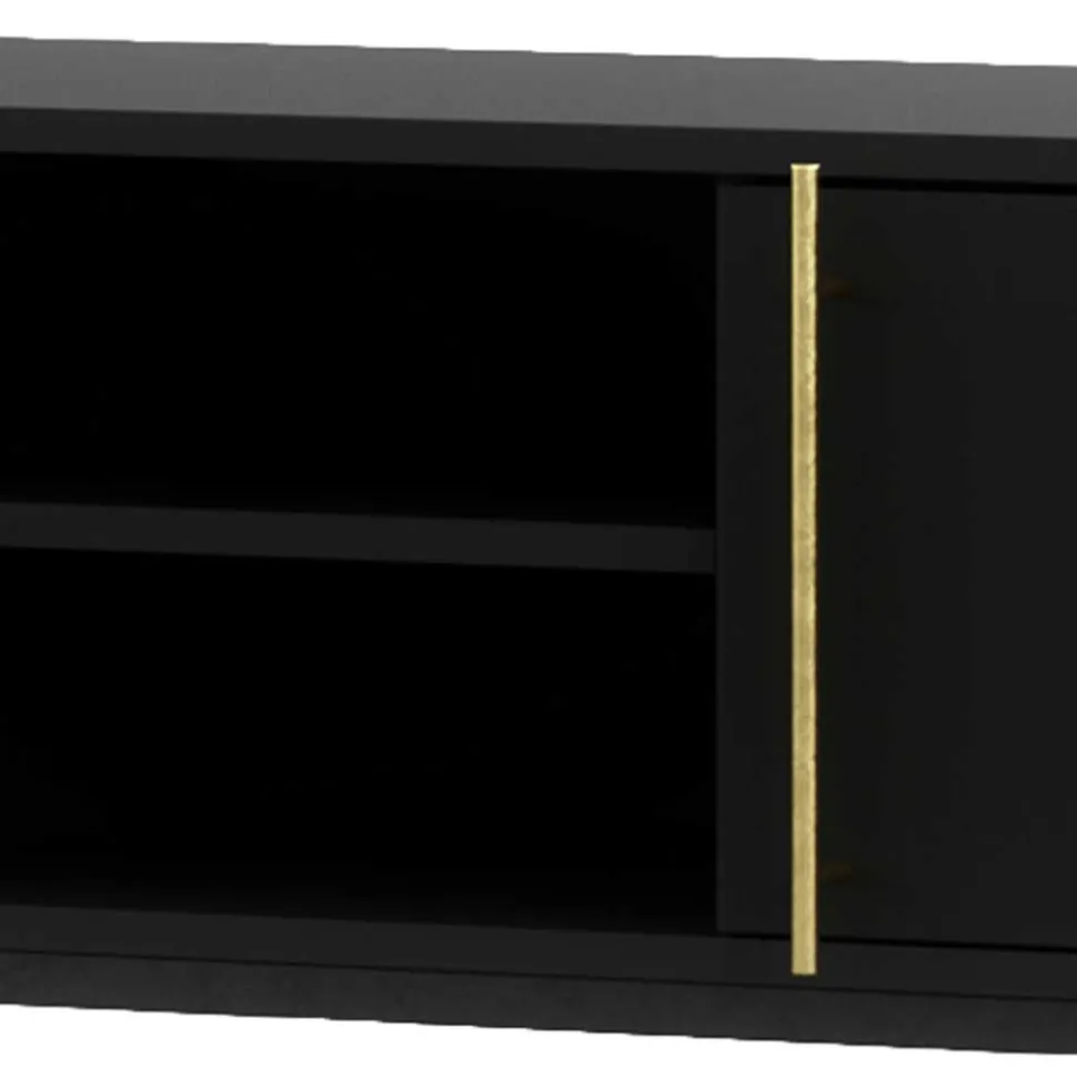 TV Lowboard in Schwarz - Groot