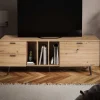 TV Lowboard in Wildeiche Holzoptik - Ziris