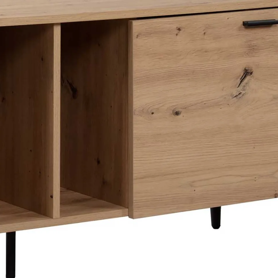 TV Lowboard in Wildeiche Holzoptik - Ziris