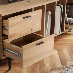 TV Lowboard in Wildeiche Holzoptik - Ziris