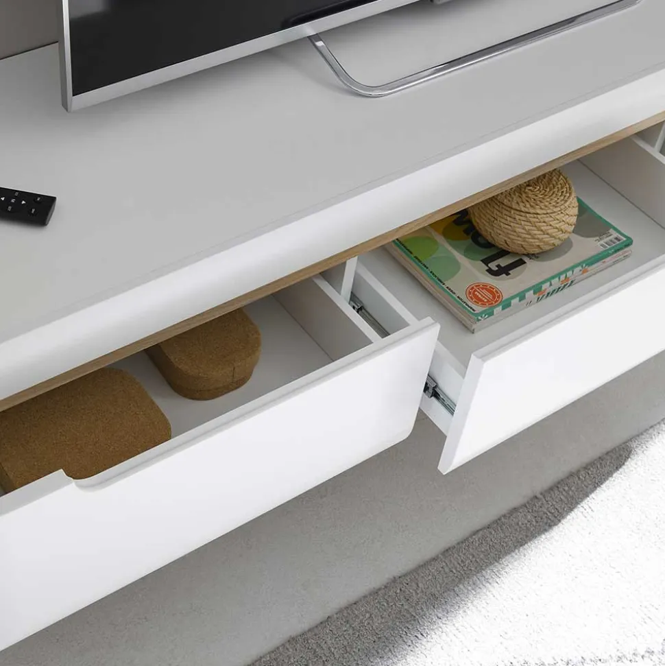TV Lowboard mit drei Schubladen - Ginko