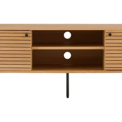TV Lowboard mit Eiche Furnier - Virona