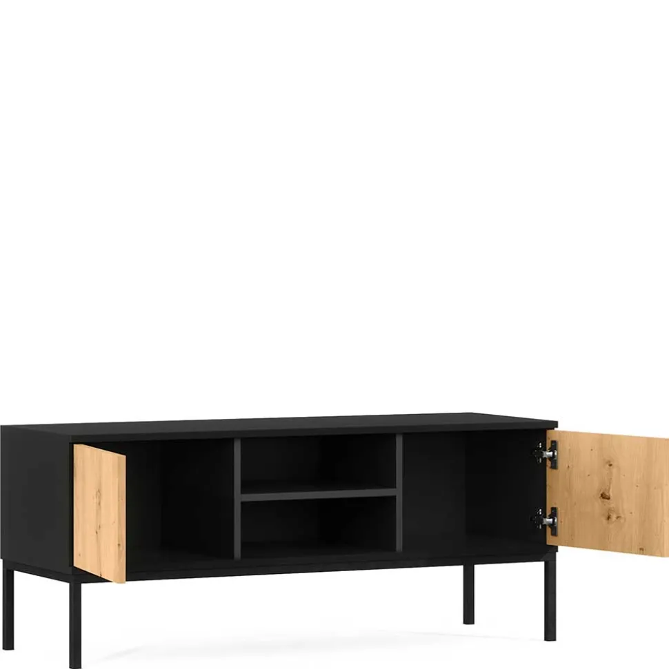 TV Lowboard mit zwei Türen und Fächern - Cavan