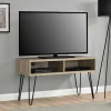 TV Regal in Eiche Holzoptik & Schwarz - Esberg