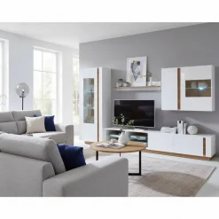 TV Scandi Wohnwand Set - Myrda (vierteilig)