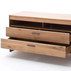 TV Schrank aus Eiche Bianco geölt - Assela