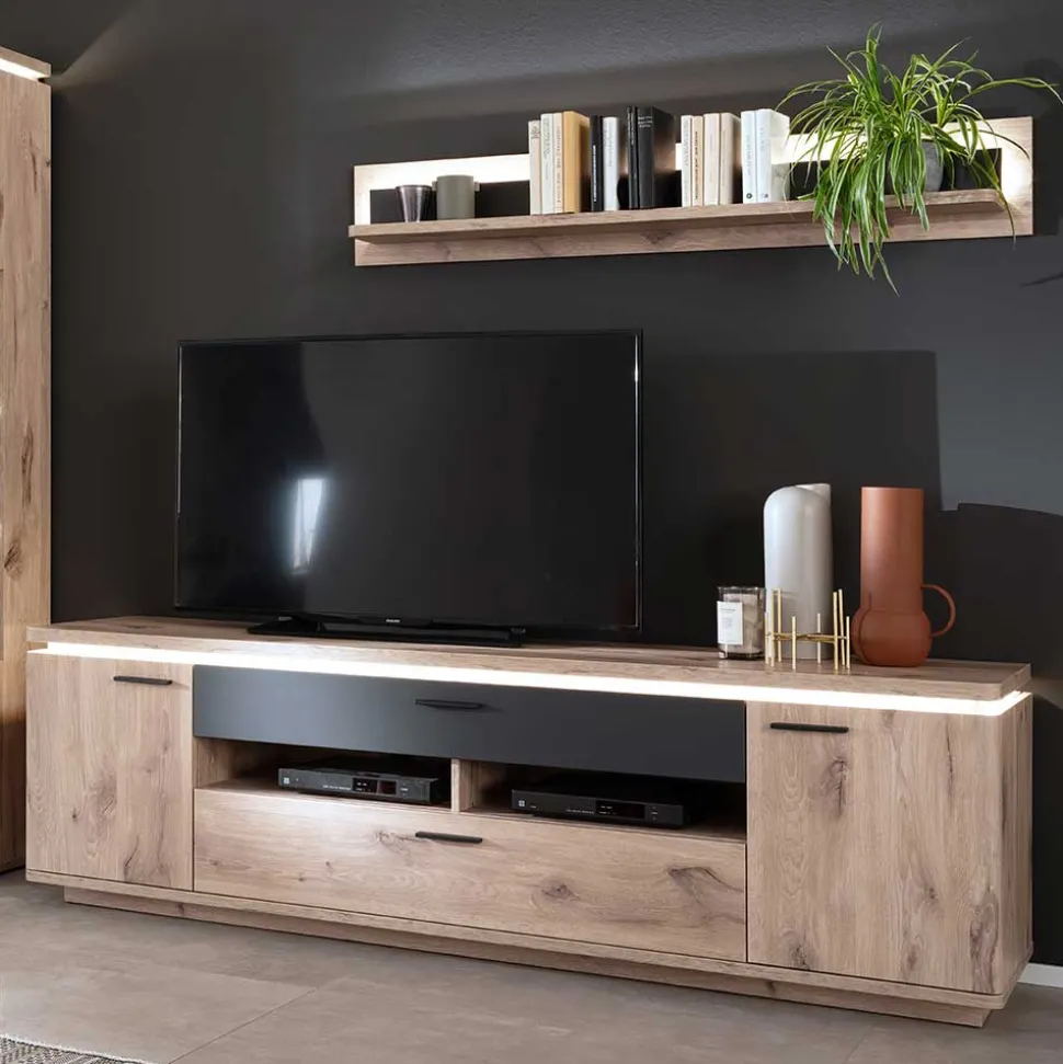 TV Unterschrank mit Licht LED - Bekunion