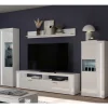 TV Wohnwand Möbel mit LED Set - Gomata (vierteilig)