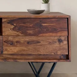 TV-Lowboard aus Sheesham Massivholz - Jendras