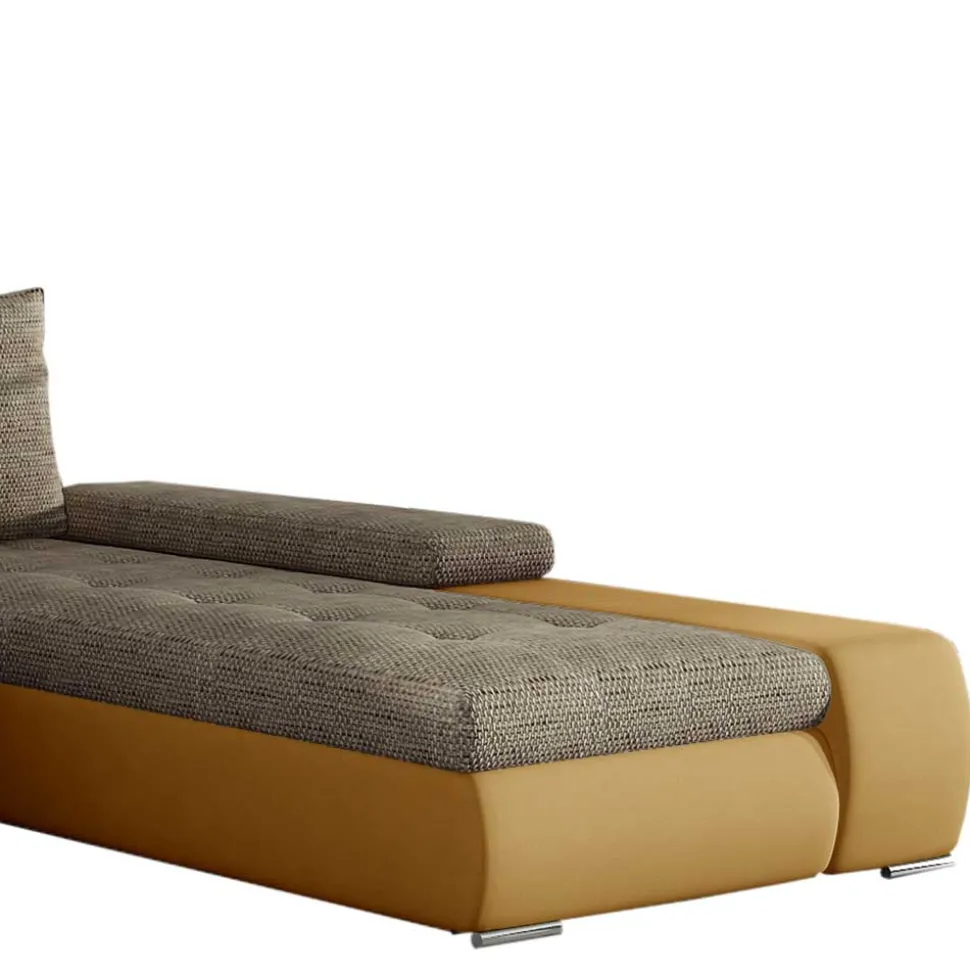 U-Design Wohnlandschaft in Beige und Ocker - Gravura