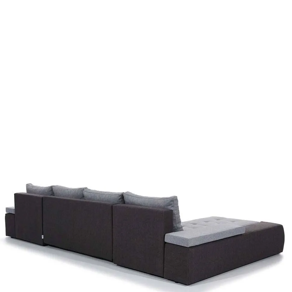 U-Design Wohnlandschaft in Beige und Ocker - Gravura