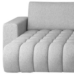 U-Form Wohnlandschaft in Hellgrau Chenille - Vapposia