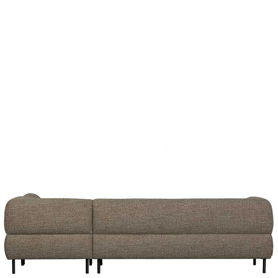 Viersitzer Ecksofa in Dunkelbraun - Marus