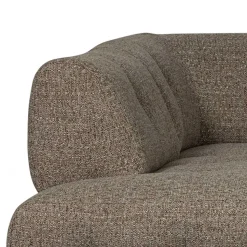 Viersitzer Ecksofa in Dunkelbraun - Marus