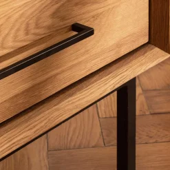 Vitrine Highboard mit 3 Türen & Schubladen - Kerfa