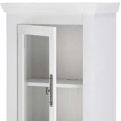 Vitrine in weißer Holzoptik Pinie - Liancos