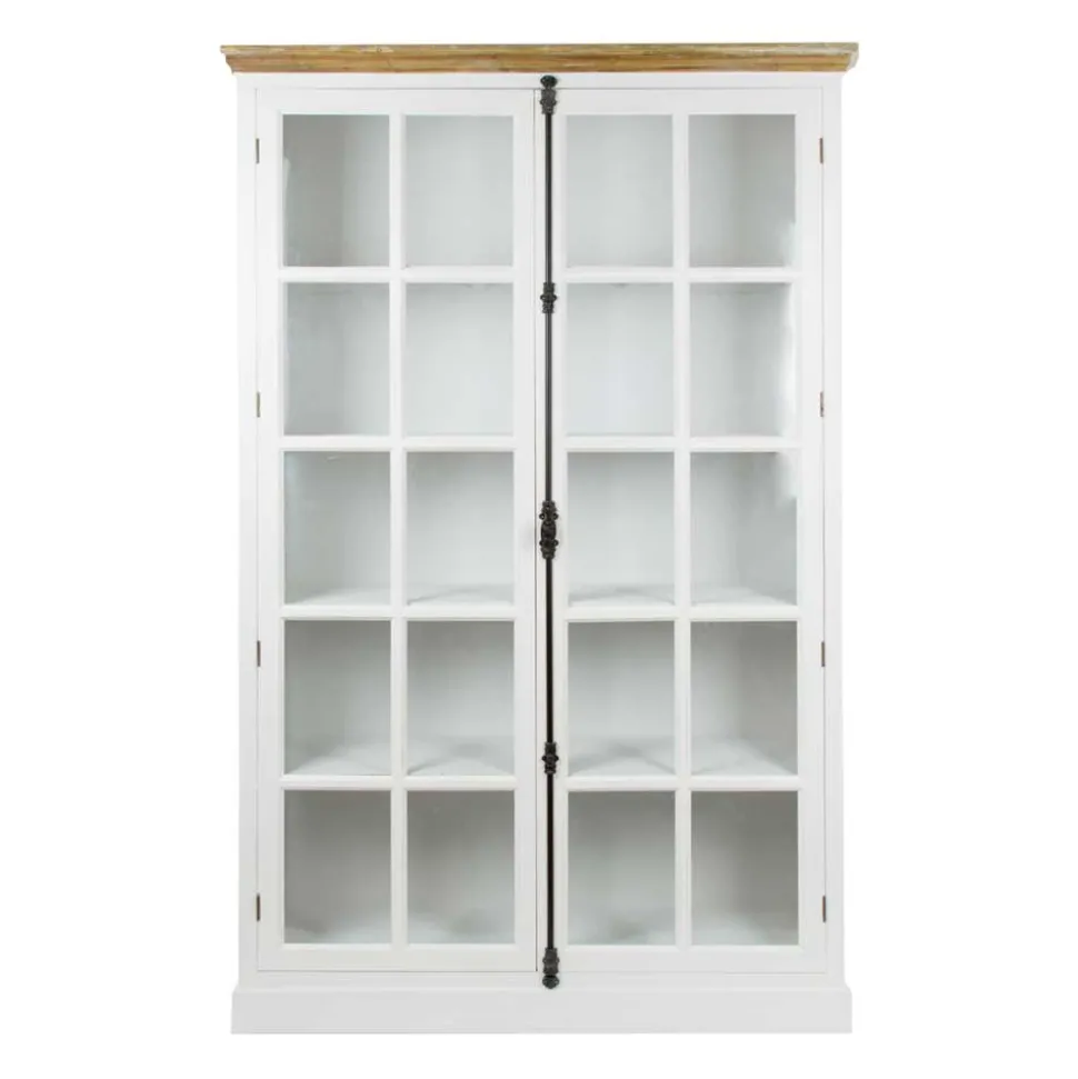 Vitrinenschrank Cultures in Weiß