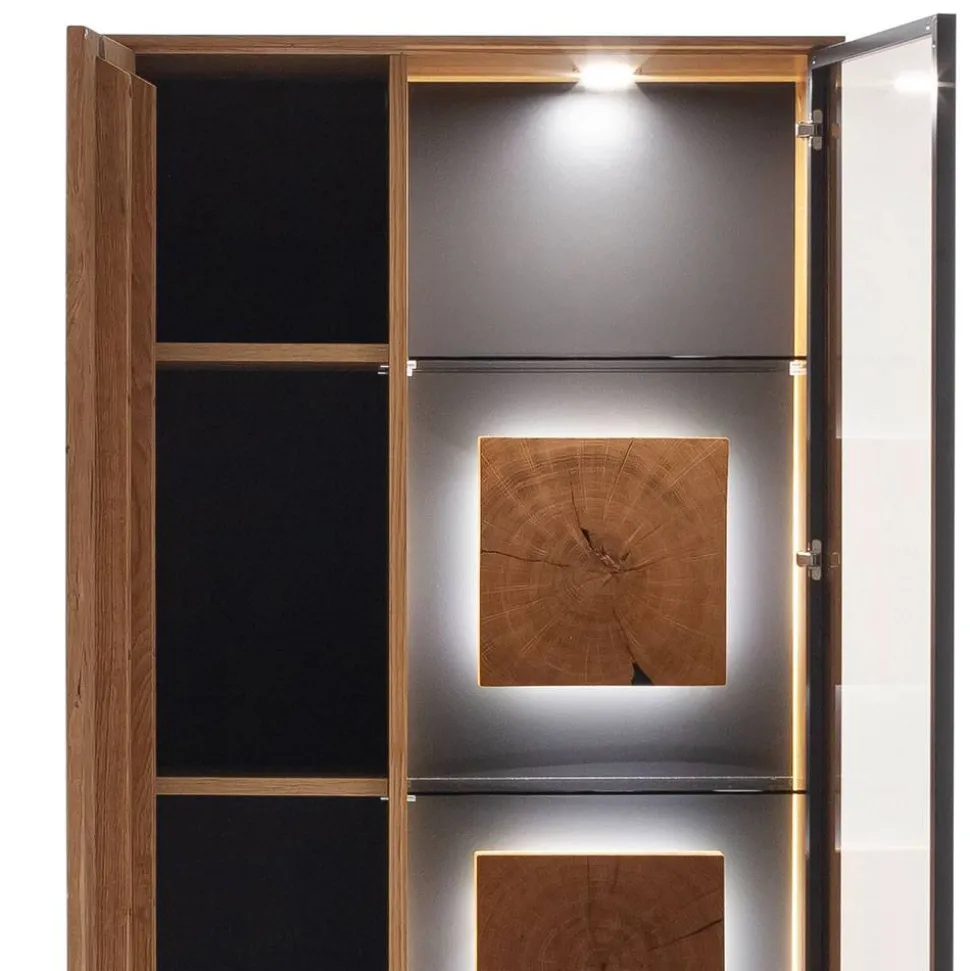 Vitrinenschrank mit Parsolglas - Drinidad