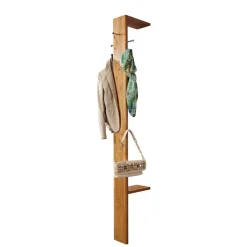 Vollholz Garderobe aus Wildeiche Massivholz - Uvinessa