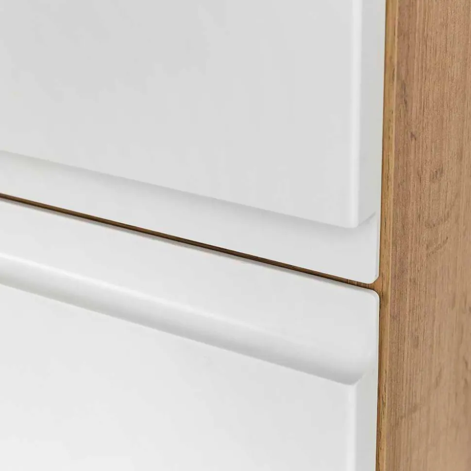 Wand Waschbeckenschrank mit Aufsatzbecken - Eight