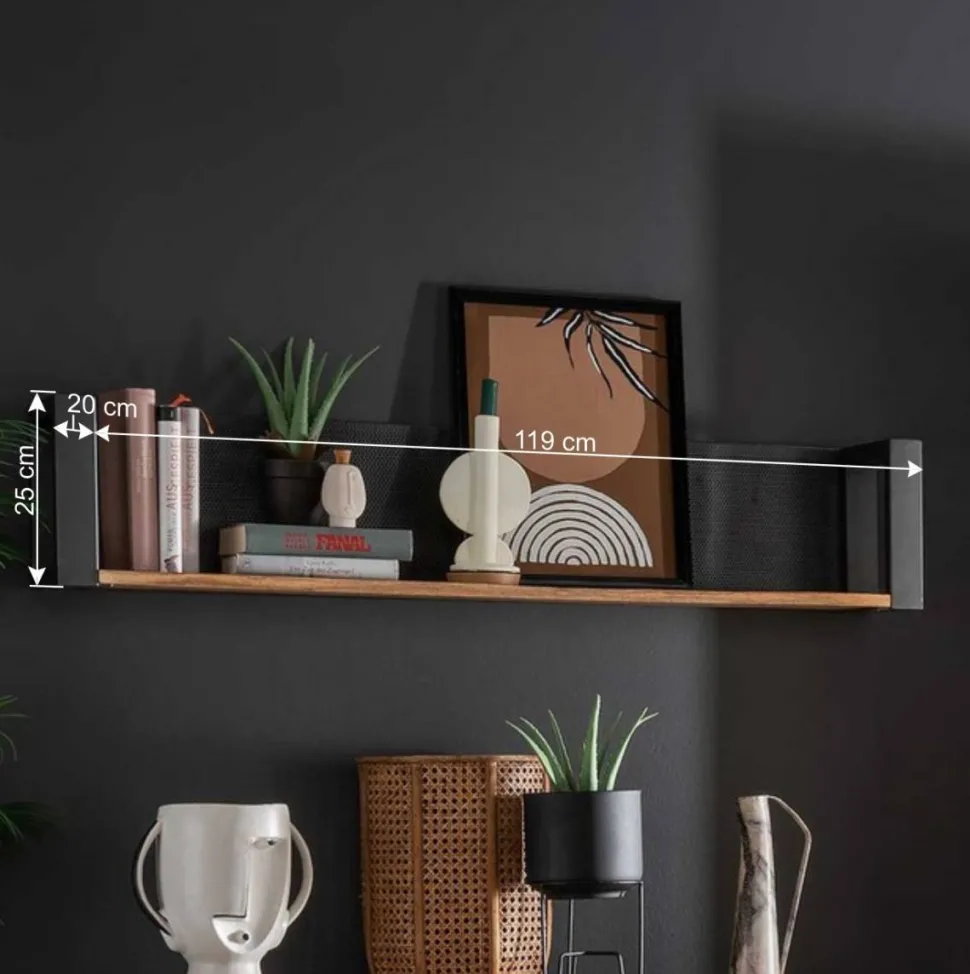 Wandboard aus Recyclingholz Mango massiv - Acira