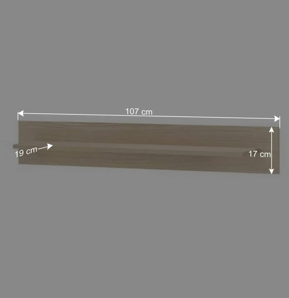 Wandboard in Eiche Holznachbildung - Armina