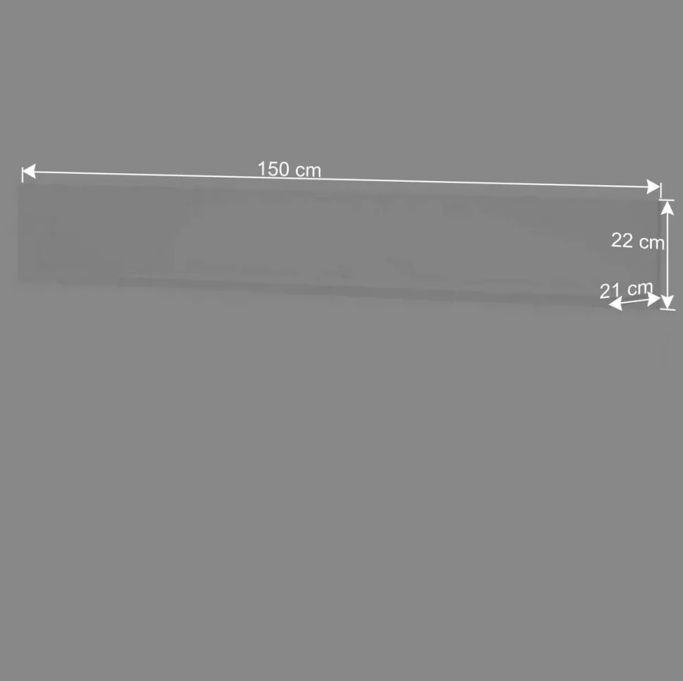 Wandboard in Mattweiß - Dualkos I