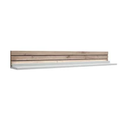 Wandboard in Weiß mit Wildeiche - Varzino