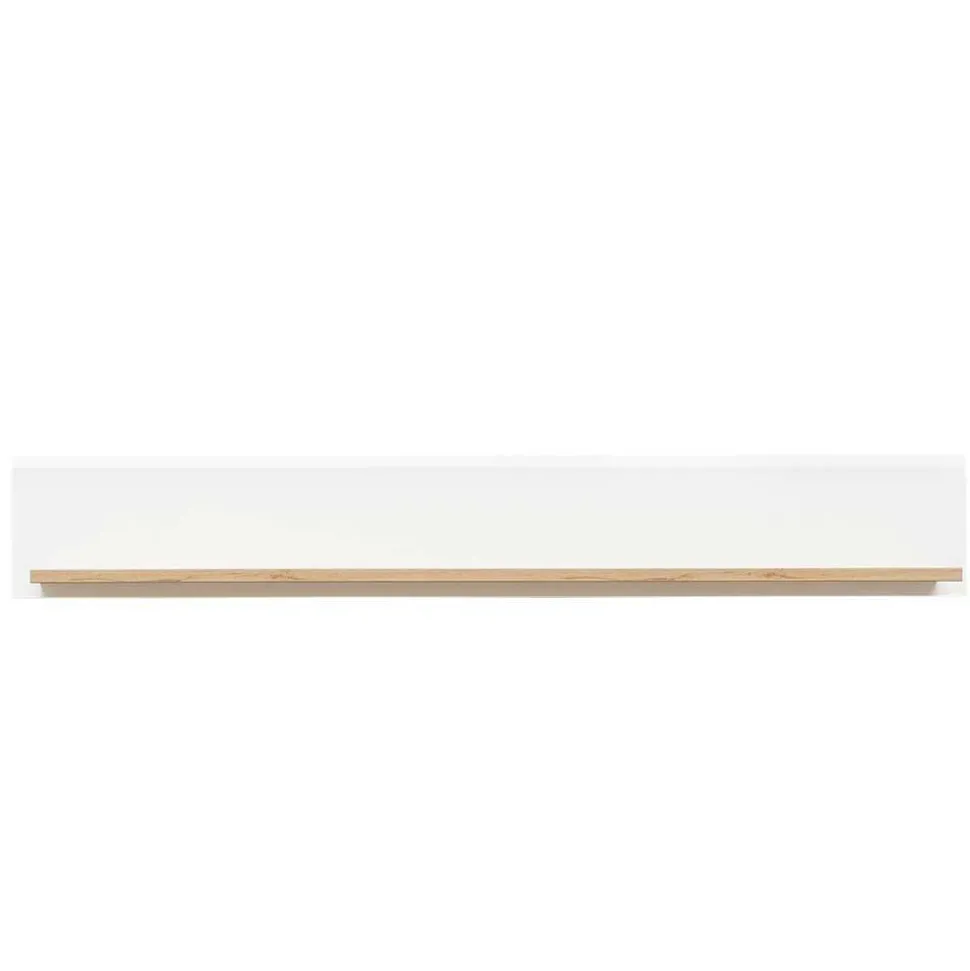 Wandboard in Weiß und Wildeiche Optik - Niam