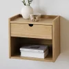 Wandkonsole mit Schublade und Fach - Pastranac