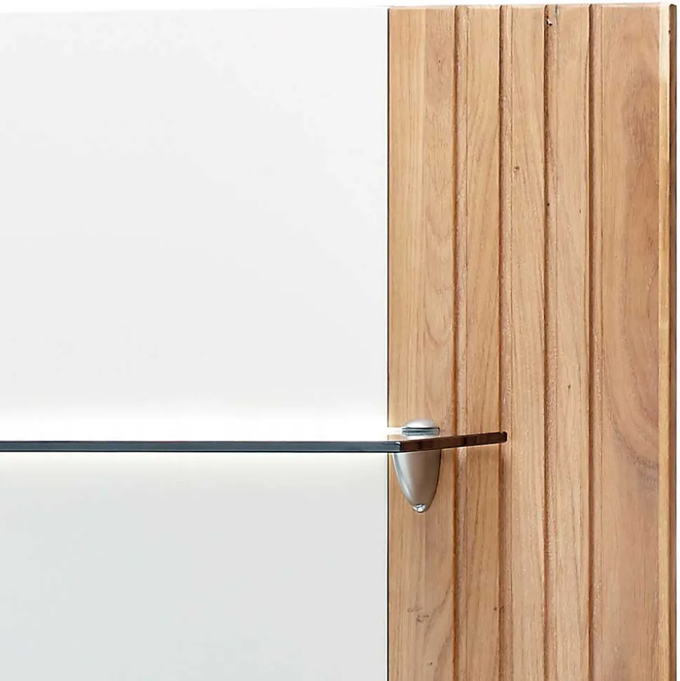 Wandpaneel mit LED Licht - drei Glasablagen - Miloris