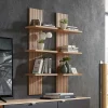 Wandregal in Wildeiche Holzoptik - Hilona