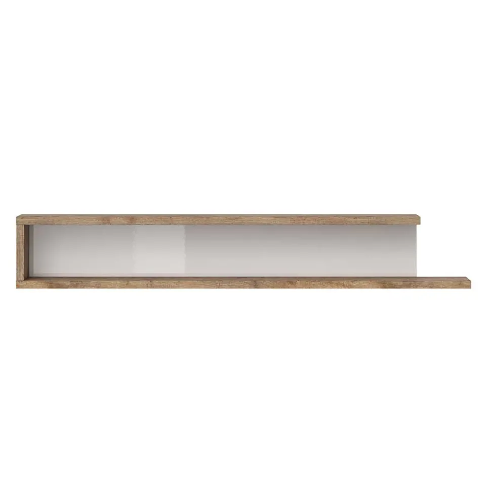 Wandregal mit Rückwand modern - Milvara