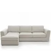 Webstoff Ecksofa in Hellgrau - Coisma