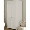 Weißer Kleiderschrank aus Kiefer Massivholz - Filippo
