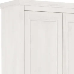 Weißer Kleiderschrank aus Kiefer Massivholz - Filippo